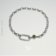 May Birthstone-Diopside Simple Bracelet